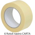 6x Nastro carta adesivo disegn pittura imballaggio maschera 6 cm X 30 metri