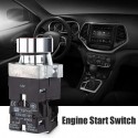 Interruttore avviamento motore ENGINE START spia led tuning auto 12V 10A switch