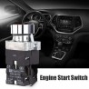 Interruttore avviamento motore ENGINE START spia led tuning auto 12V 10A switch