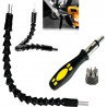 Prolunga estensore flessibile avvitatore snake bit cacciavite e punte omaggio