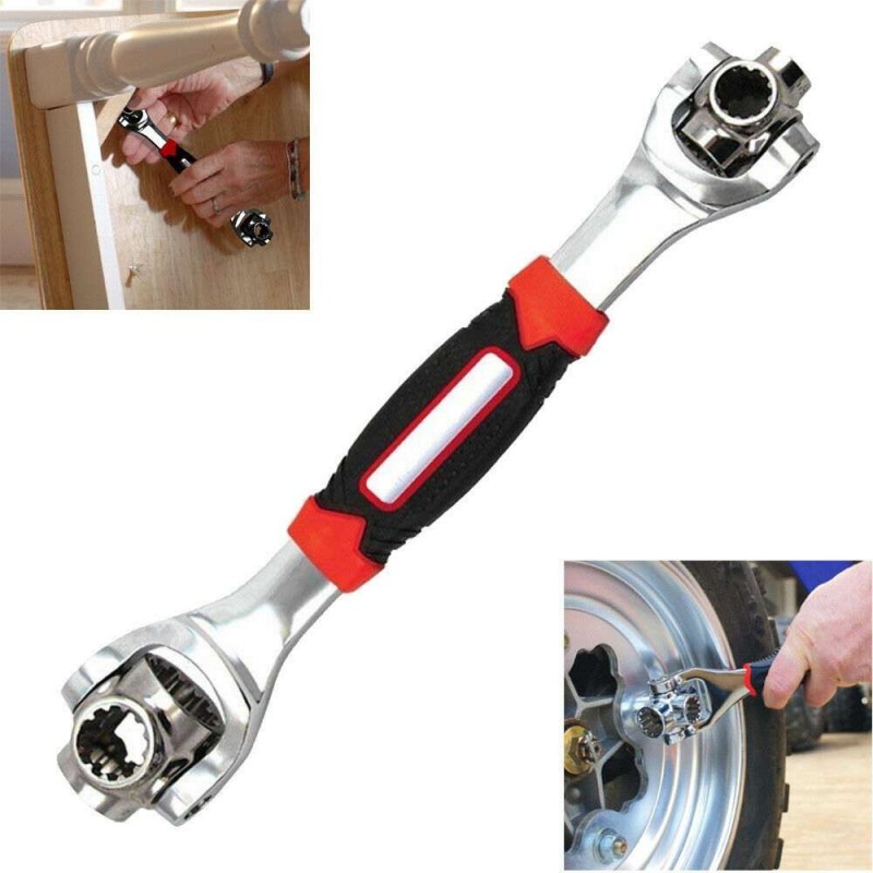 Chiave multifunzione 48 in 1 fai da te lavori manuali tenditori a testa girevole