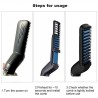Piastra Uomo multifunzione pettine barba capelli styling lisciante