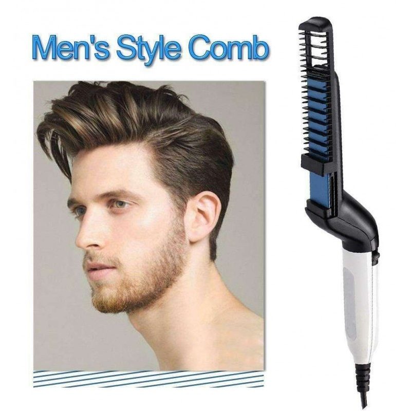 Piastra Uomo multifunzione pettine barba capelli styling lisciante