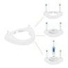 4x Supporto plastica spazzolino elettrico portatestine testina igiene orale base