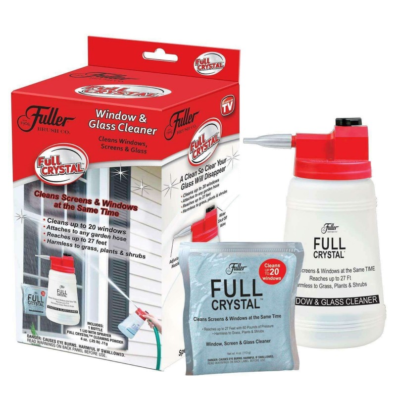Full crystal - Lavavetro pulizia finestre superfici tubo acqua ugello sapone Full crystal - Lavavetro pulizia finestre superfici tubo acqua ugello sapone