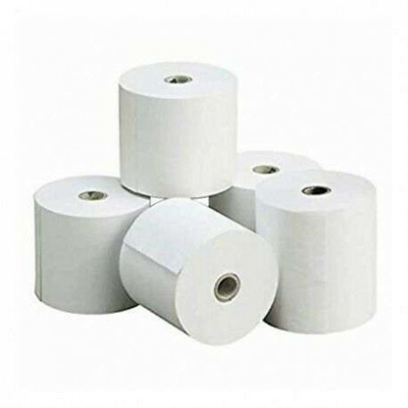 50 Rotoli termici 57x38 omologati POS carta termica alta qualità