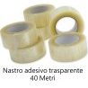 6x Nastro trasparente adesivo disegn imballaggio uffici maschera 4,8cmX80 metri