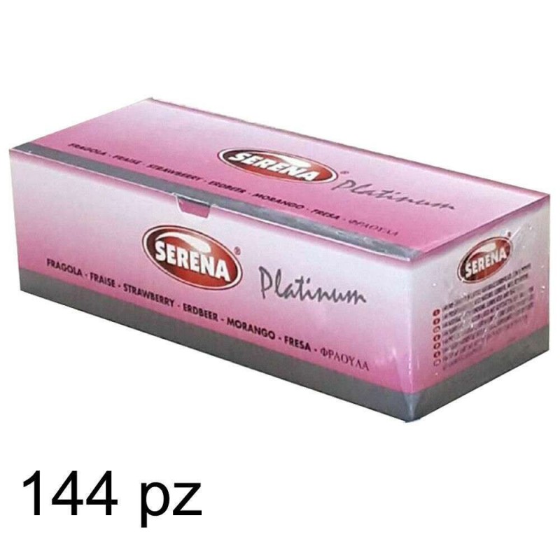 Preservativi SERENA gusto Nature 144pz latex controllo monouso lubrificato lisci