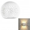 Applique gesso bianco plafoniera tonda GS-5017 illuminazione interni G9 casa 25W