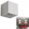 Lampada da interno in gesso GS-5018 plafoniera tonda 25W illuminazione casa G9