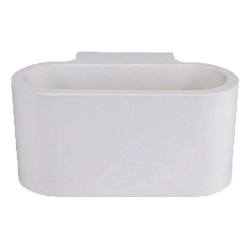 Plafoniera GS-5019 in gesso bianco quadrata illuminazione da interni G9 casa 25W