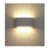 Plafoniera GS-5019 in gesso bianco quadrata illuminazione da interni G9 casa 25W