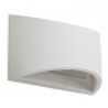 Plafoniera ovale in gesso bianco GS-5020 illuminazione interni casa G9 luce 25W
