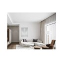 Lampada da parete GS-5023 casa GU10 luce 35W in gesso bianco doppio raggio home