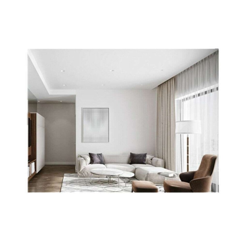 Lampada da parete GS-5023 casa GU10 luce 35W in gesso bianco doppio raggio home
