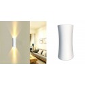 Lampada da parete GS-5023 casa GU10 luce 35W in gesso bianco doppio raggio home
