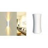 Lampada da parete GS-5023 casa GU10 luce 35W in gesso bianco doppio raggio home