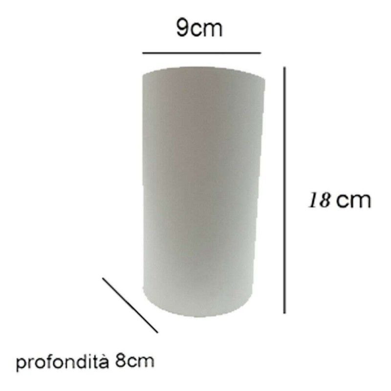 Lampada da parete GS-5023 casa GU10 luce 35W in gesso bianco doppio raggio home