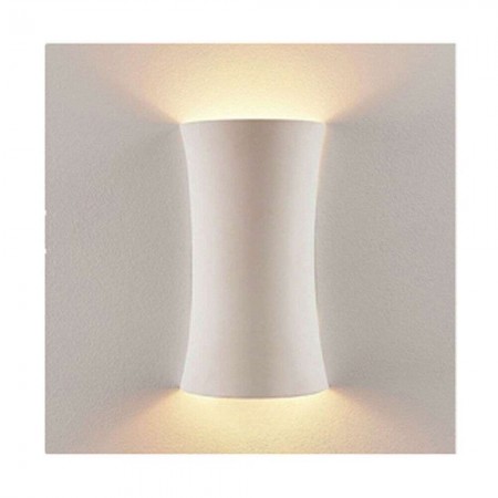 Lampada da parete GS-5023 casa GU10 luce 35W in gesso bianco doppio raggio home