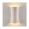 Lampada da parete GS-5023 casa GU10 luce 35W in gesso bianco doppio raggio home