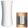 Lampada da parete GS-5023 casa GU10 luce 35W in gesso bianco doppio raggio home