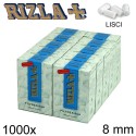 Filtri RIZLA Regular 8mm lisci sigarette 1000x filtro fumo 10 confezioni da 100