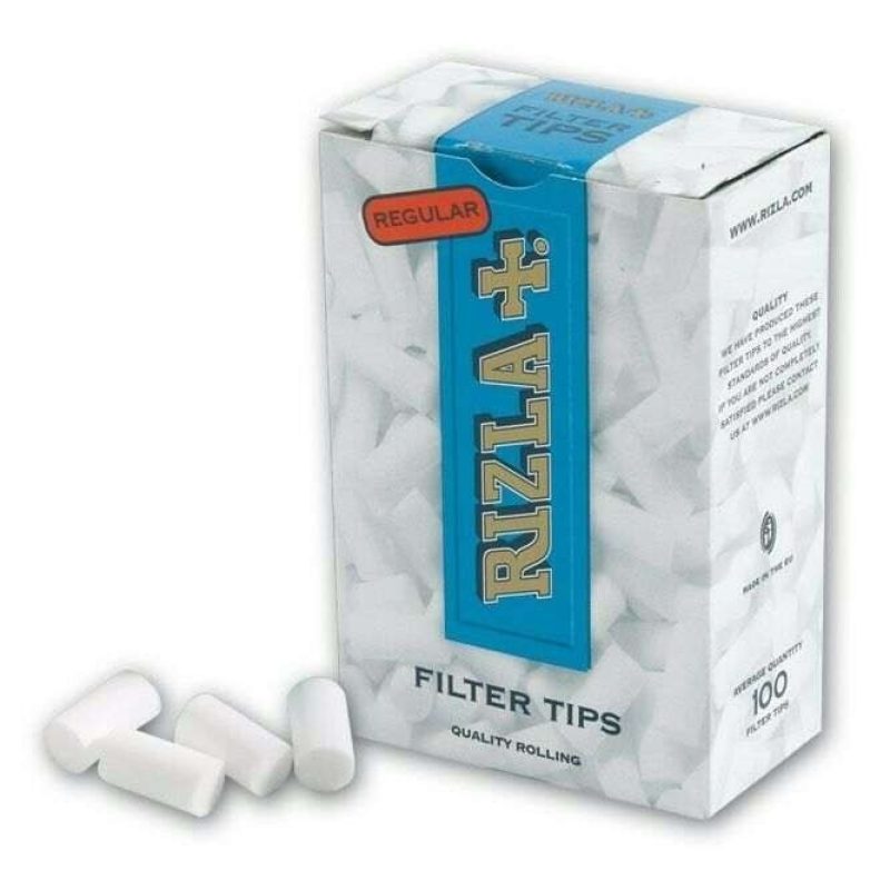 Filtri RIZLA Regular 8mm lisci sigarette 1000x filtro fumo 10 confezioni da 100