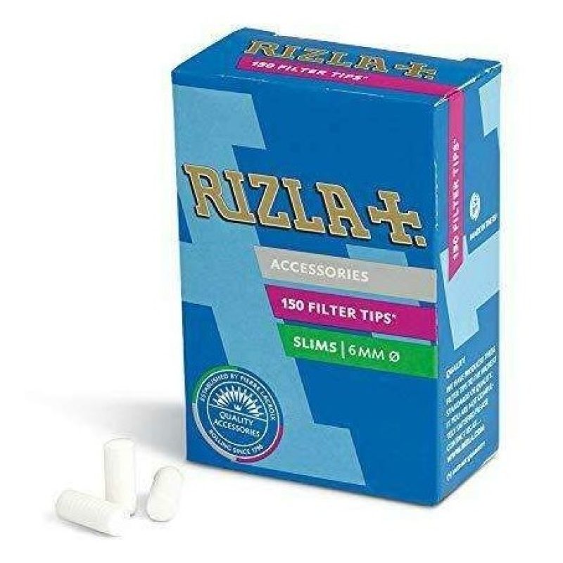 Filtri RIZLA Regular 8mm lisci sigarette 1000x filtro fumo 10 confezioni da 100