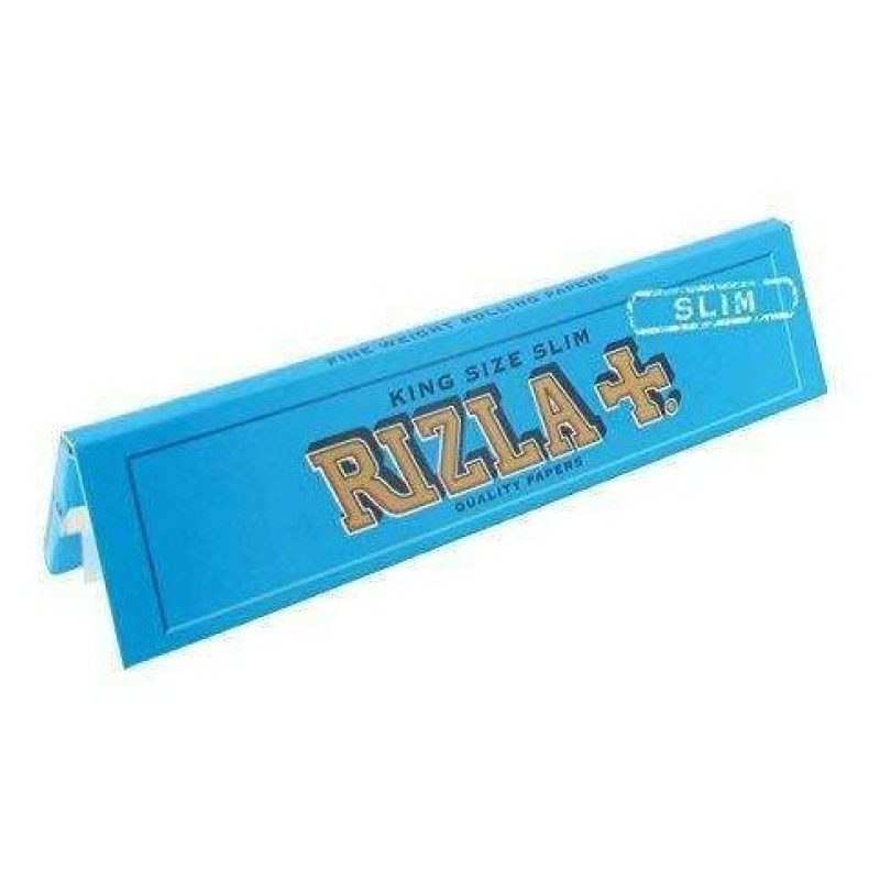 Box RIZLA Silver 100 libretti singoli 5000 cartine corte combustione ultra lenta