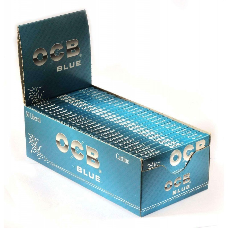 Box OCB Orange 50 libretti 3000 cartine corte rollare sigarette per tabacco