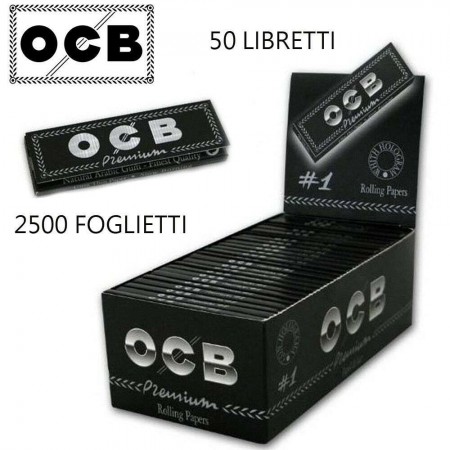 Box OCB X-pert 50 libretti singoli 2500 cartine Tipo B combustione ultra lenta