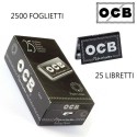 Box OCB Premium 50 libretti 2500 cartine corte rollare sigarette tabacco