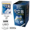 Filtri OCB Extra Slim 5,7 mm rigati sigarette 2400 tabacco 20x confezioni da 120
