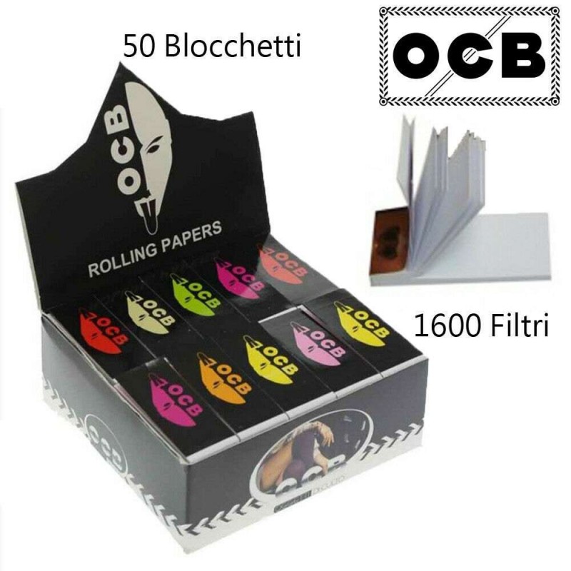 Filtri OCB Slim 6 mm lisci sigarette 4080 tabacco 34x confezioni da 120 filtrini