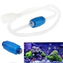 Pompa manuale pulizia acquario filtro aspira rifiuti sicuro sifone