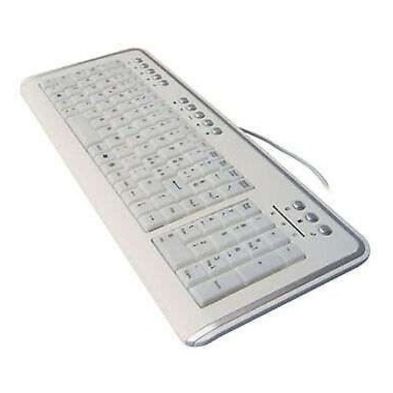 Tastiera Mediacom CX4000 tasti illuminati blu luce LED PC monitor USB Hot Key
