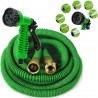 NEW Tubo flessibile irrigazione acqua giardino elastico multigetto VERDE 