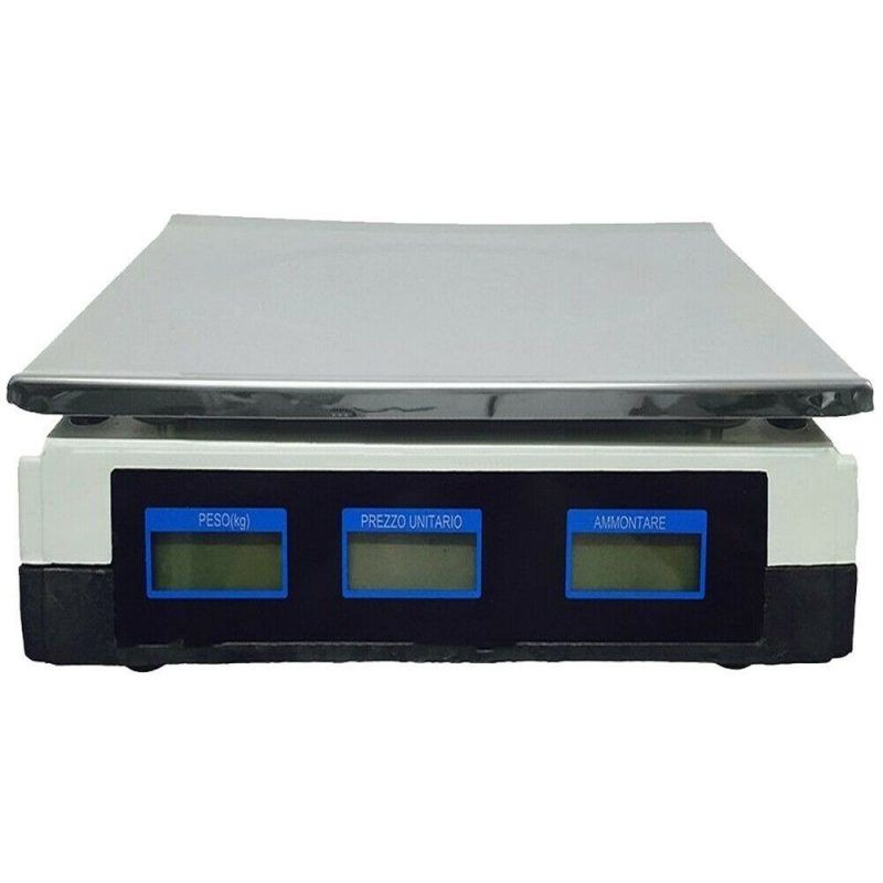 Bilancia da banco professionale piatto acciaio inox precisione comm...