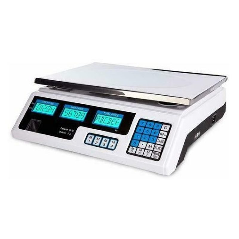 Bilancia da banco professionale piatto acciaio inox precisione comm...