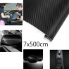 3 Rotoli Adesivo auto fibra di carbonio 7cm x 5Metri pellicola fogl...