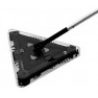 SWEEPER SCOPA ROTANTE TRIANGOLARE ELETTRICA 360 ASPIRAPOLVERE RICARICABILE BORDI