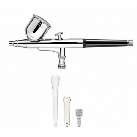 Aerografo professionale in alluminio ugello 0.3mm decorazioni tatuaggi pressione