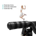 Attrezzo per addominali schiena ginnastica sport 3 ruote fitness body fisico