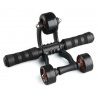 Attrezzo per addominali schiena ginnastica sport 3 ruote fitness bo...