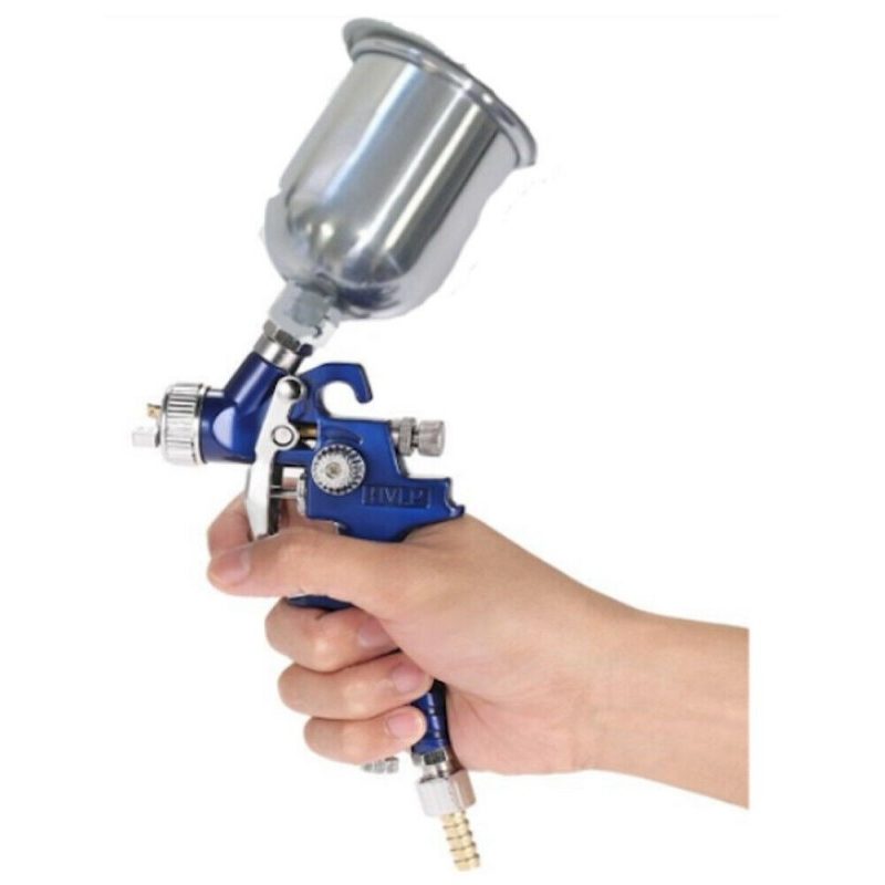 Aerografo HVLP professionale ugello 8mm serbatoio 120ml pittura col...