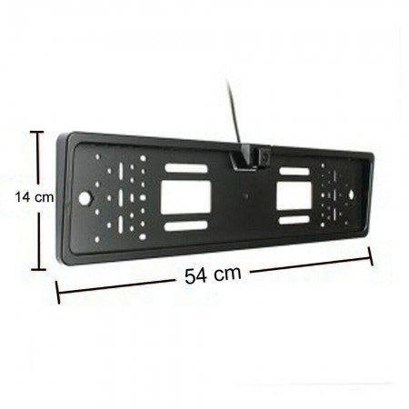 Portatarga auto camion telecamera retromarcia visione notturna 170 gradi retro