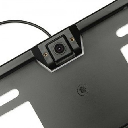 Portatarga auto camion telecamera retromarcia visione notturna 170 gradi retro