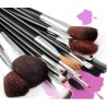 Set da 18 pennelli Make-Up professionali + pochette set Cosmetic Brush trucco