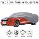 Telo copriauto protezione auto intemperie sole pioggia polvere neve poliestere
