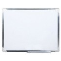 Lavagna magnetica 90x60 bianca cornice alluminio ufficio scuola scrivibile